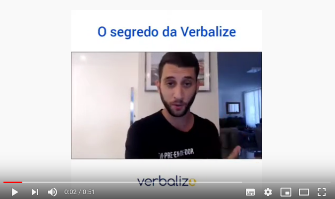 Read more about the article O segredo da Verbalize