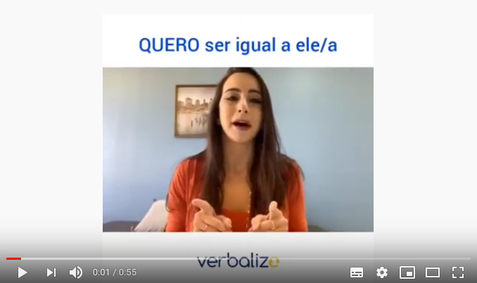 Read more about the article Quero ser igual a ele(a)